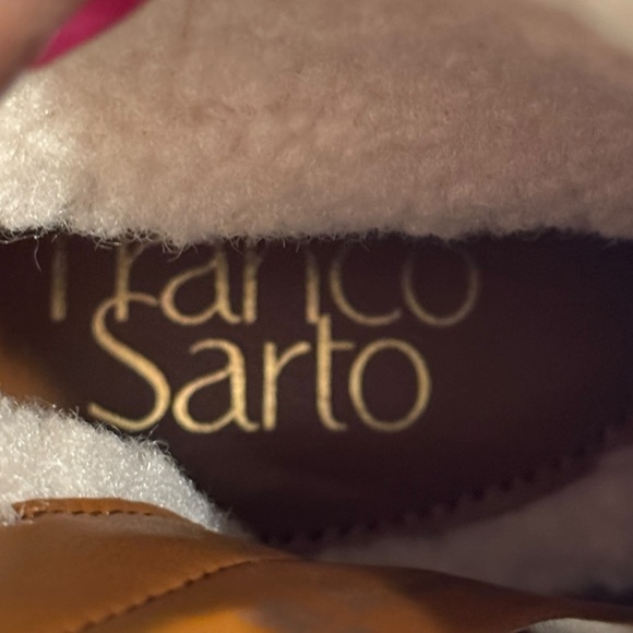 FRANCO SARTO‎ Women's Ulayna Water-Resistant Suede Fleece Wedge Bootie Size 8 - Picture 11 of 12